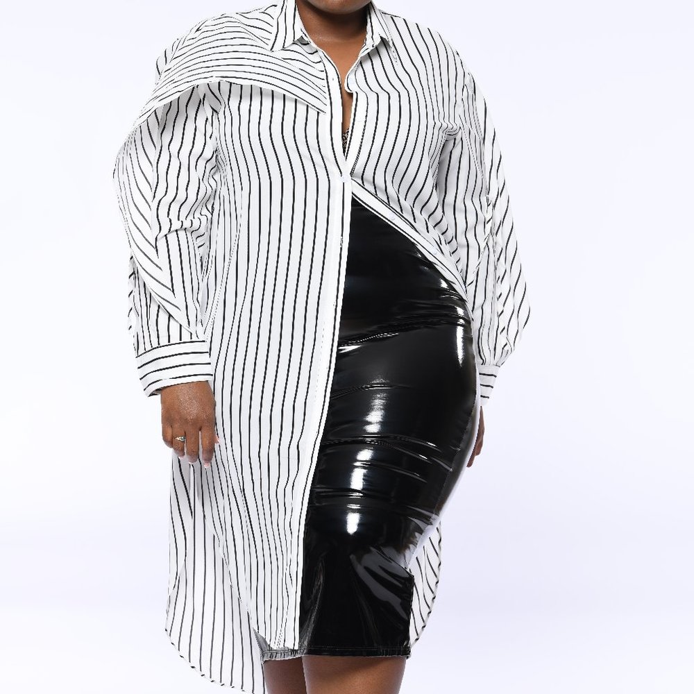 Latex Pencil Skirt